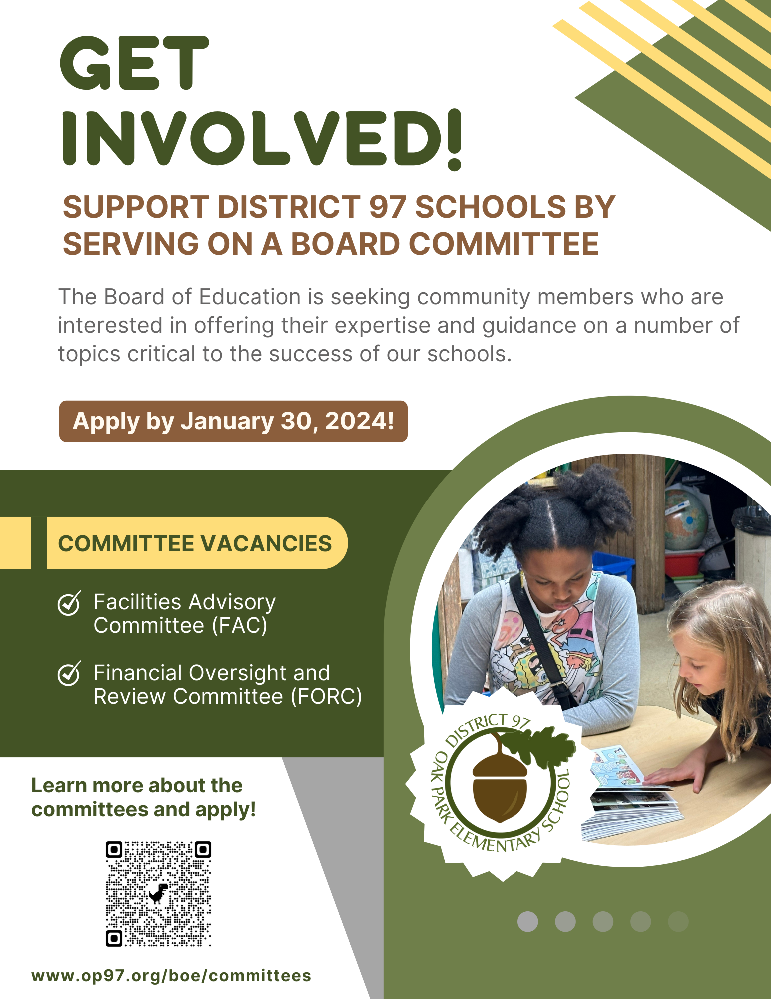 Committee Vacancy Flyer - click for more information