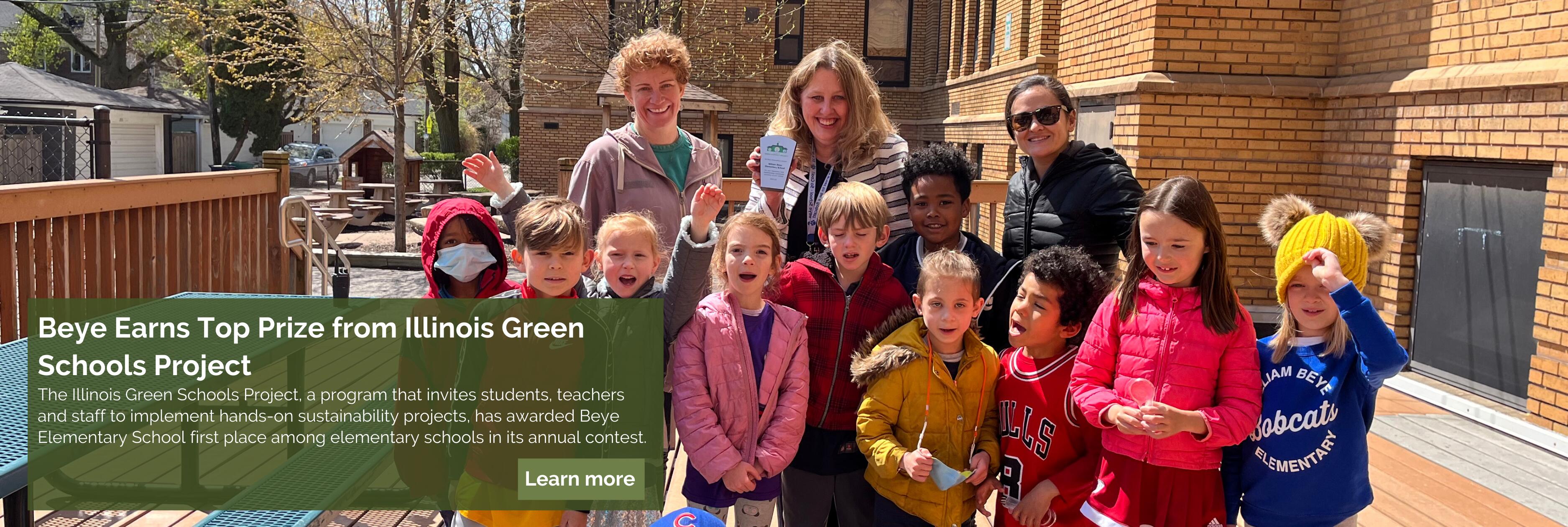 Beye Earns Top Prize from Illinois Green Schools Project