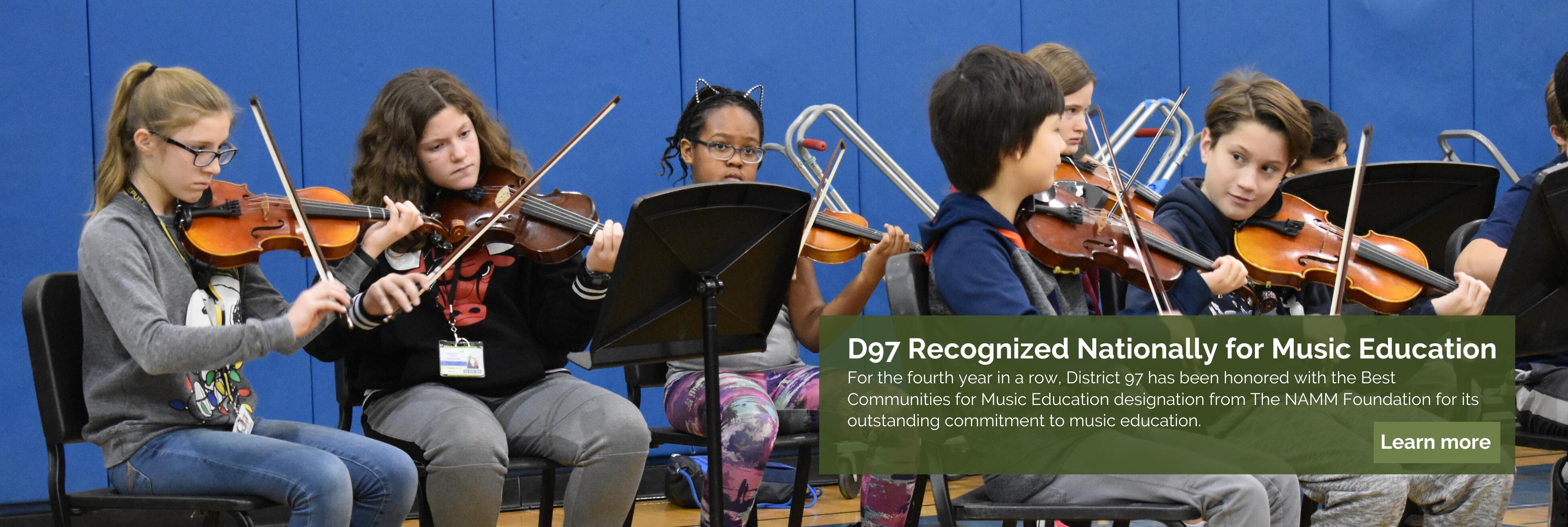 D97 Recognized Nationally for Music Education