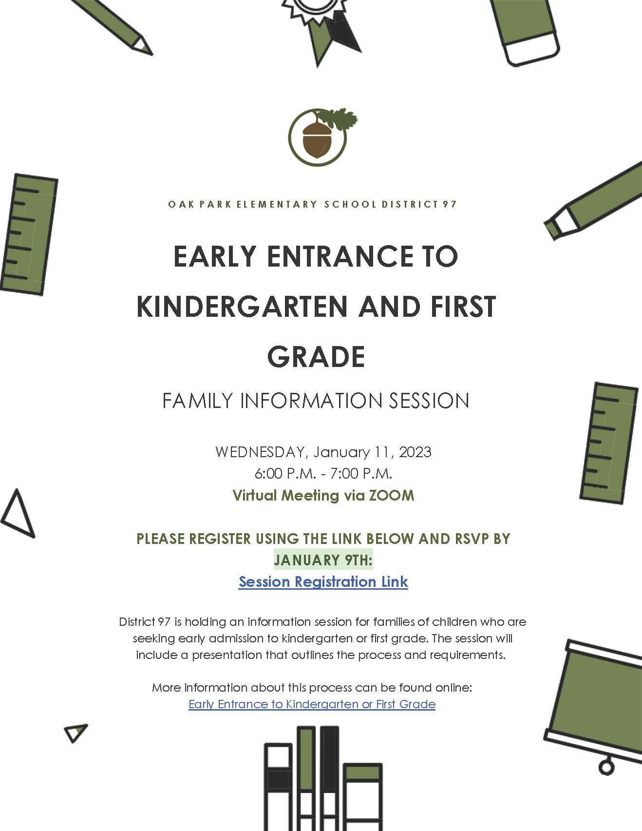 Early Entrance to Kindergarten and First Grade
