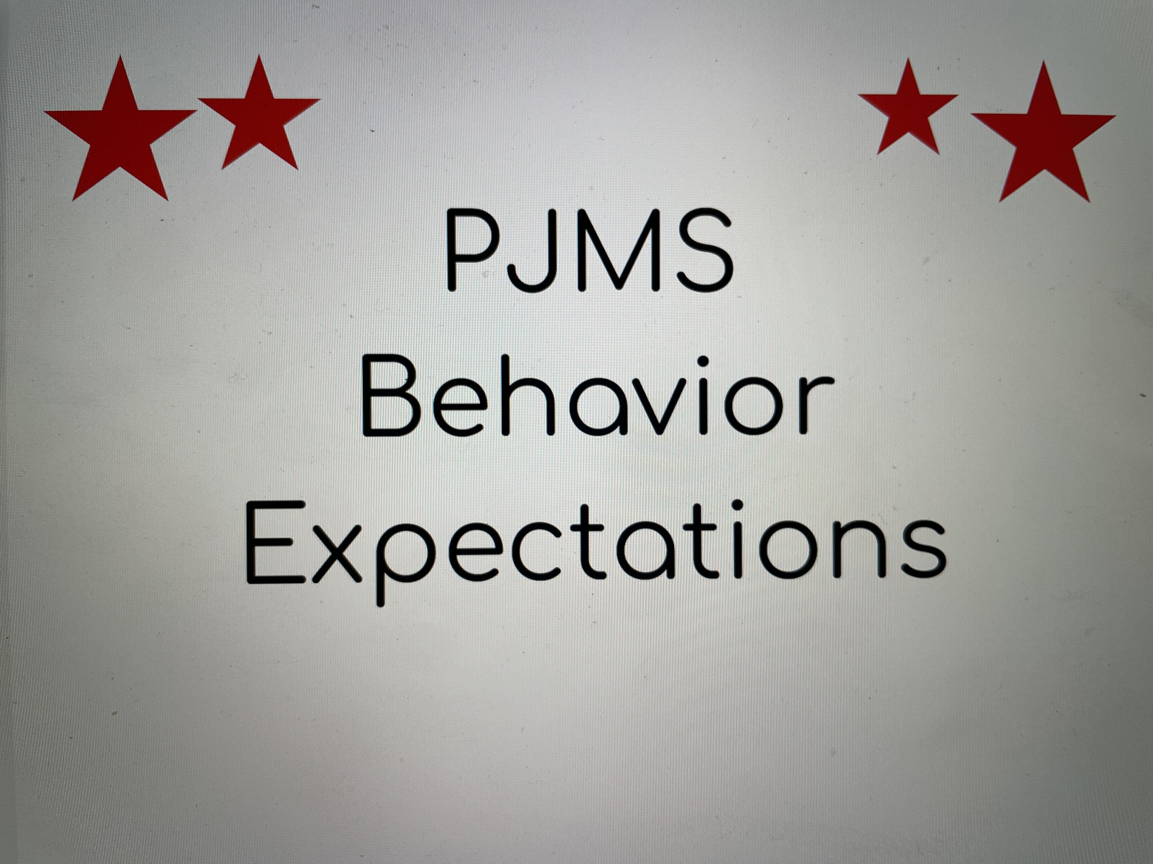 PJMS Behavior Expectations