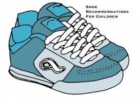 Clip art image of a blue sneaker