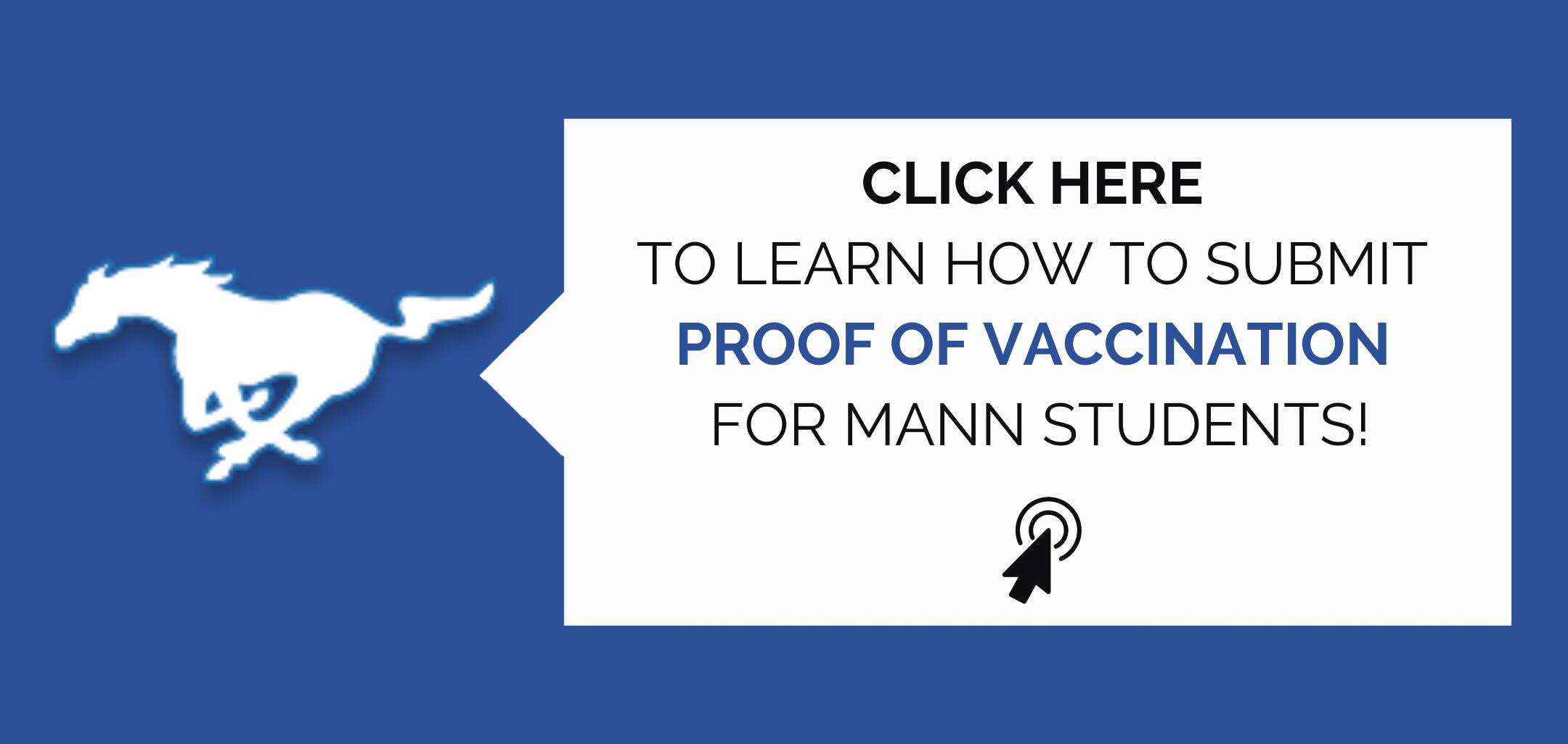 Learn how to submit proof of vaccination for Mann students
